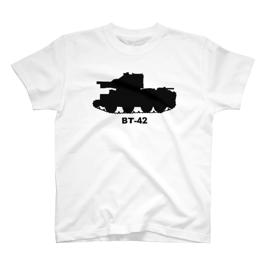 puikkoの戦車　BT-42（黒） Regular Fit T-Shirt