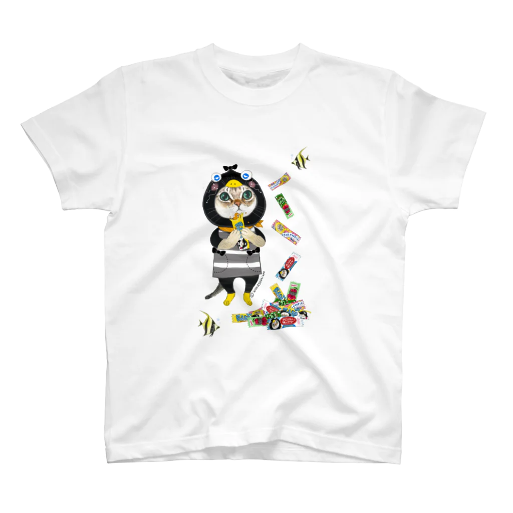 wokasinaiwoのこまめペンギン スタンダードTシャツ