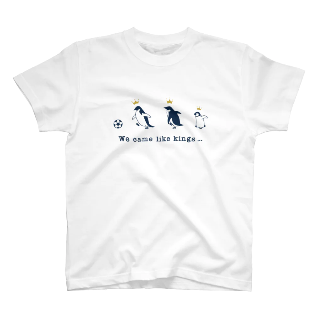 toriのおみせのPenguins (ネイビー) Regular Fit T-Shirt