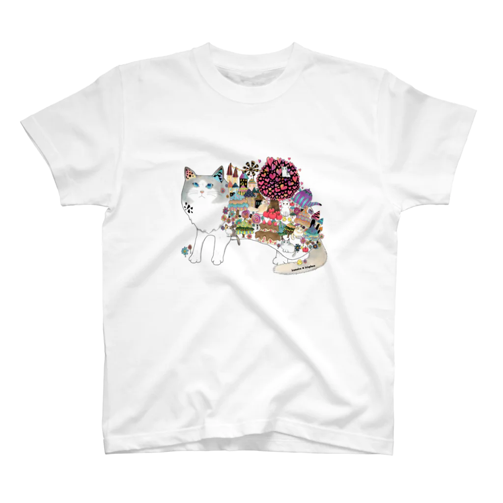 IRISPLACEのRagdoll town （ ラグドール / 猫 ） スタンダードTシャツ