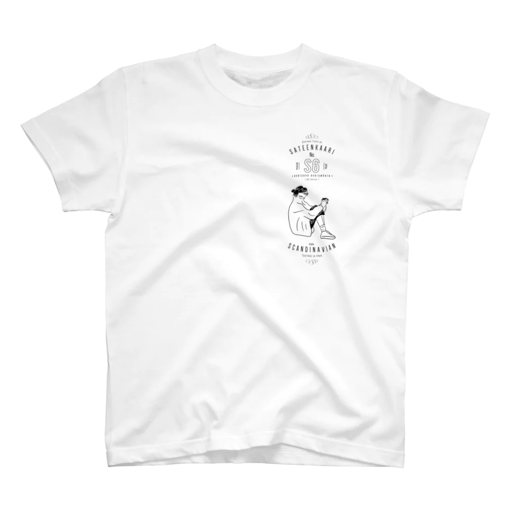 sateen kaariの［sateen kaari］ -S6 series- スタンダードTシャツ