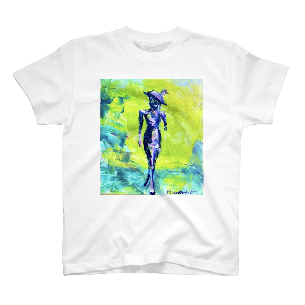 13's SHOPのfeeling good day Regular Fit T-Shirt