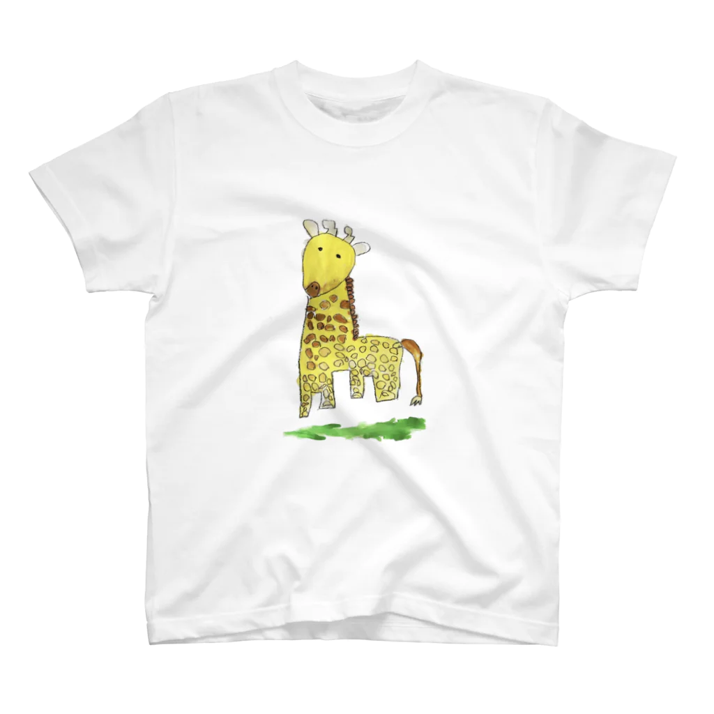 サカモトケのこどもイラストきりんくん Regular Fit T-Shirt