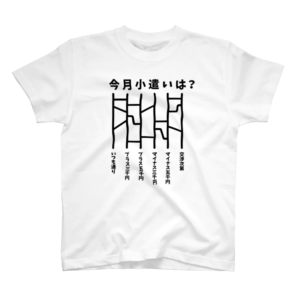 ハナのお店の今月小遣いは？（あみだくじ） Regular Fit T-Shirt