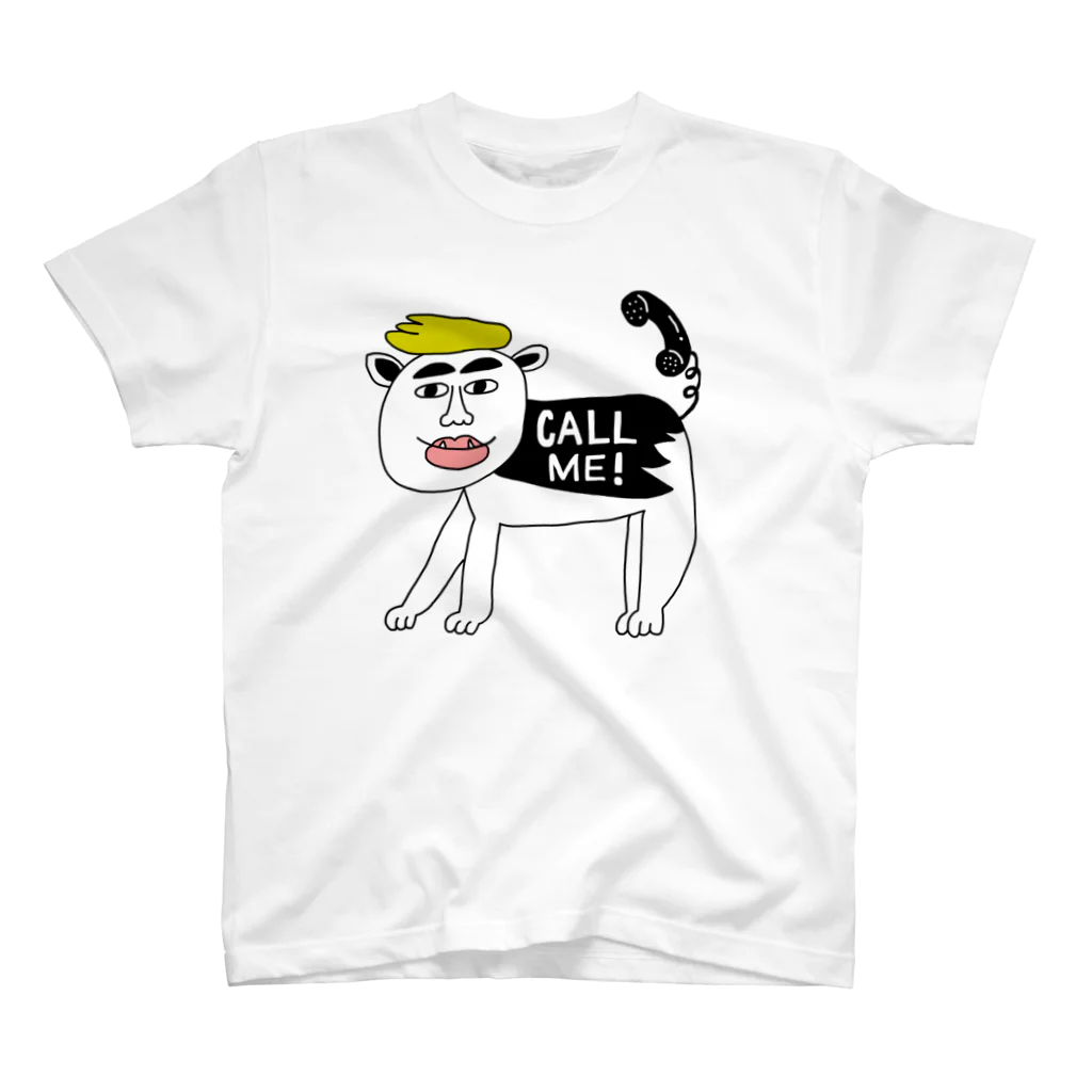 wakame.monsterのPlease, call me ！ Regular Fit T-Shirt