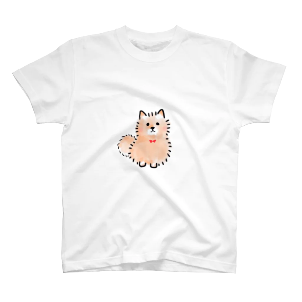 SS_xoxoのちょこん犬Tシャツ スタンダードTシャツ