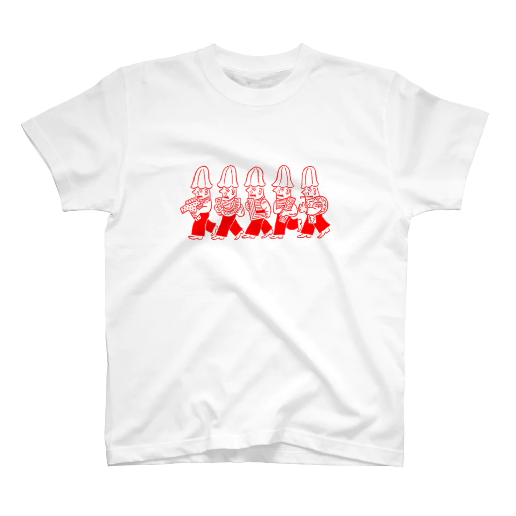 チューリップハット美髪店のチューリップハット5（真っ赤） 티셔츠