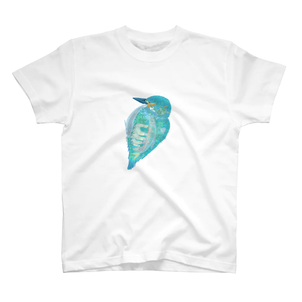 Mirai Gotoのkingfisher スタンダードTシャツ