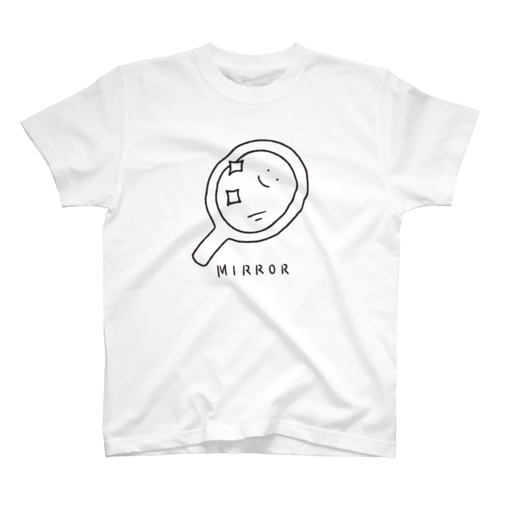 ぼんやり商会 SUZURI店のミラーさん（おとな） Regular Fit T-Shirt