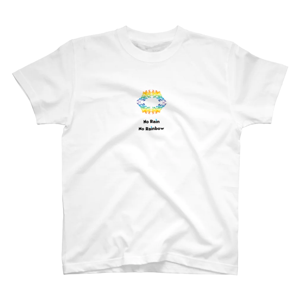 たおるまんじゅうのNo Rain No Rainbow Regular Fit T-Shirt