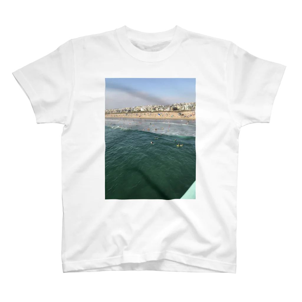 Blue Seaのフェイバレットビーチ🏖 スタンダードTシャツ