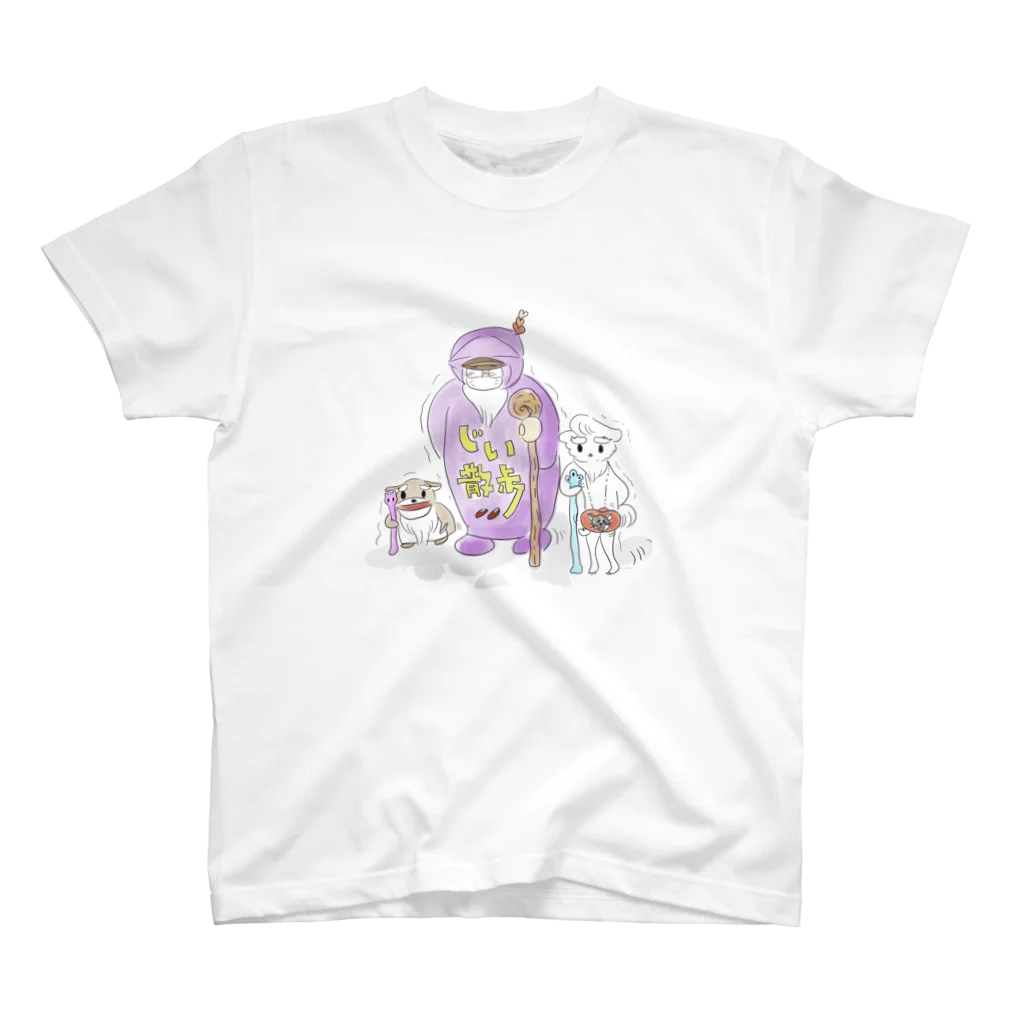 chibimaro-0227のじい散歩 スタンダードTシャツ