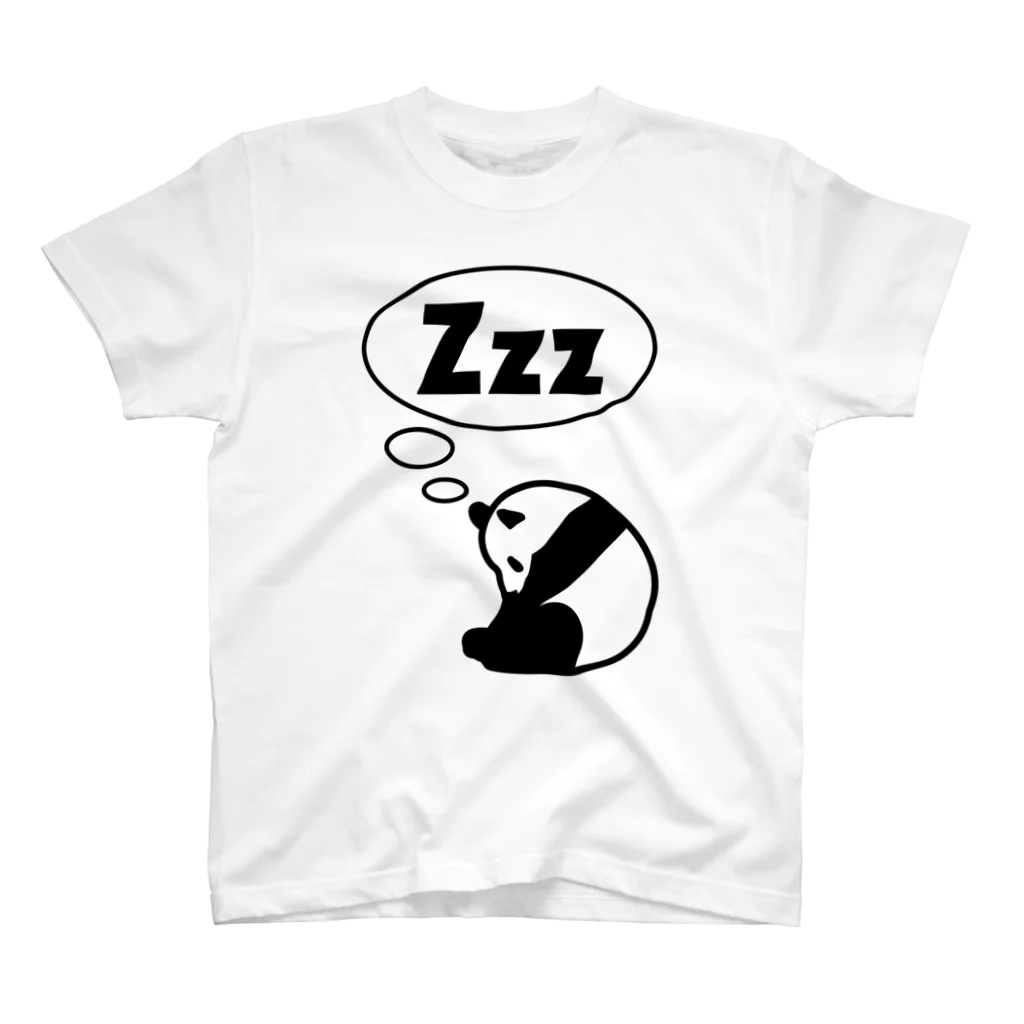 DRIPPEDのZzzパンダ / Zzz sleeping panda スタンダードTシャツ