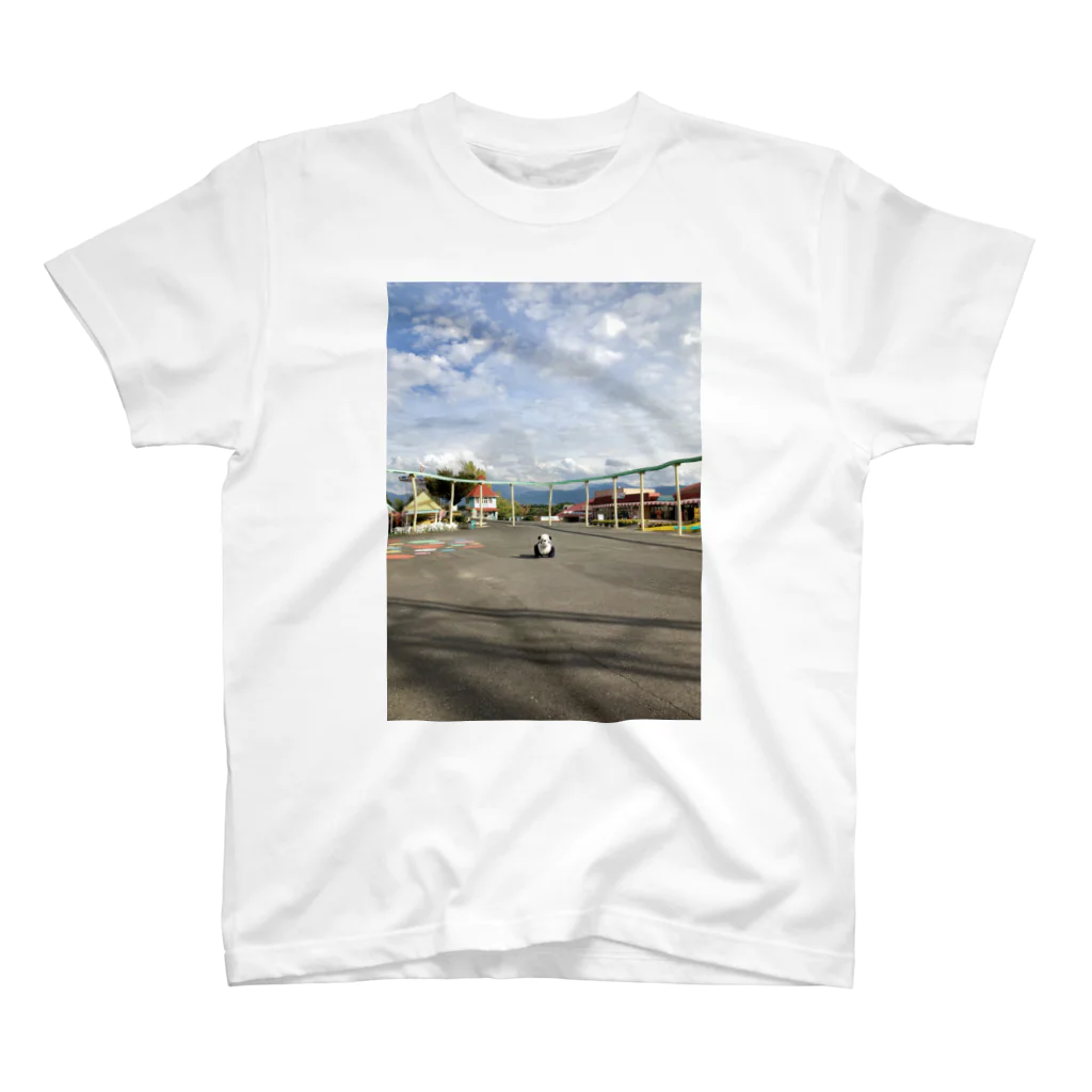 ネオンの遊園地　あの日のパンダカー スタンダードTシャツ