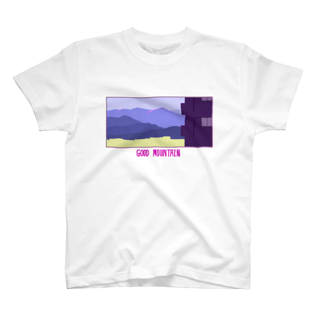 ご飯むしゃのいい山（GOOD MOUNTAIN） スタンダードTシャツ