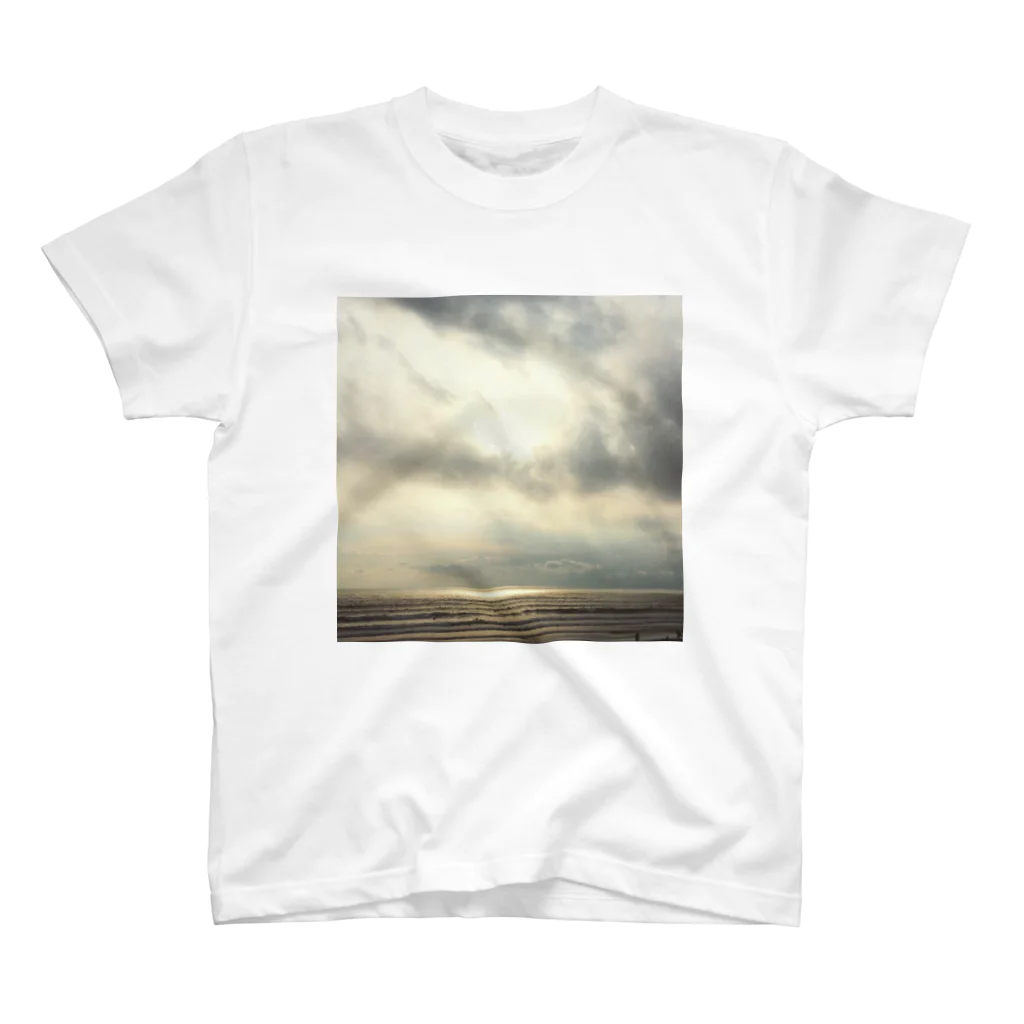 sea_seaのsunset beach Regular Fit T-Shirt