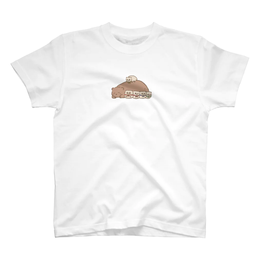 ジーナショップ(たぬき多め)のゴレンジャーたぬき2 Regular Fit T-Shirt