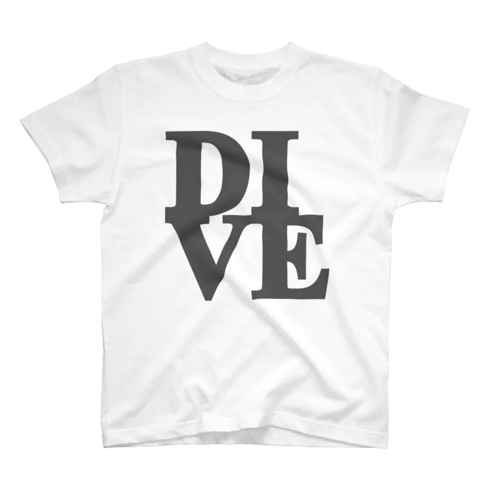 Plastic-Earthの"Dive" POP-ART風 スタンダードTシャツ