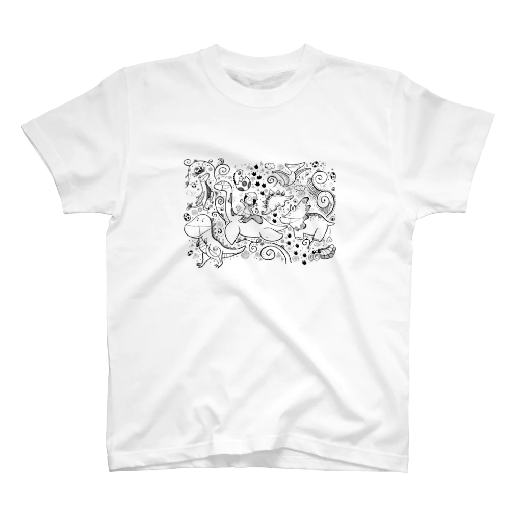 まさおかしおりのしーちゃんときょうりゅう探検隊 Regular Fit T-Shirt