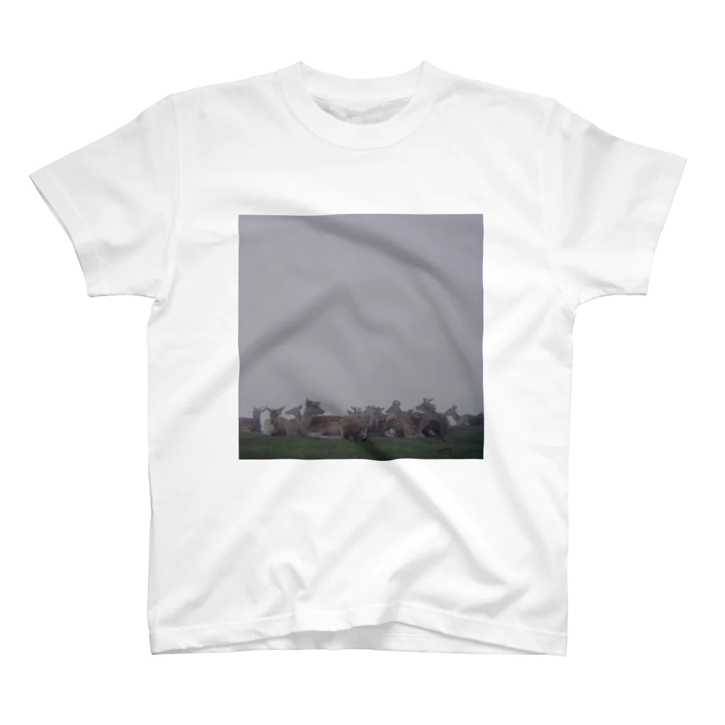 PORTONE, ART, LABORATORY.のFog and deer II スタンダードTシャツ