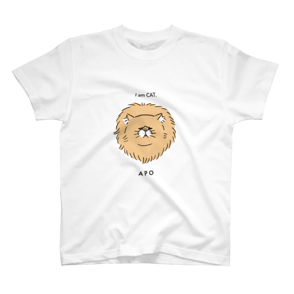 apo_0213の猫のAPOちゃん Regular Fit T-Shirt