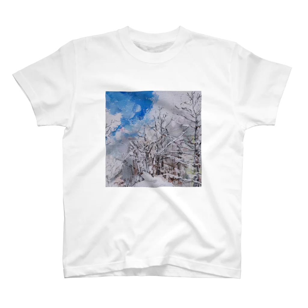 PORTONE, ART, LABORATORY.の旅景色・冬 , 2020 Regular Fit T-Shirt