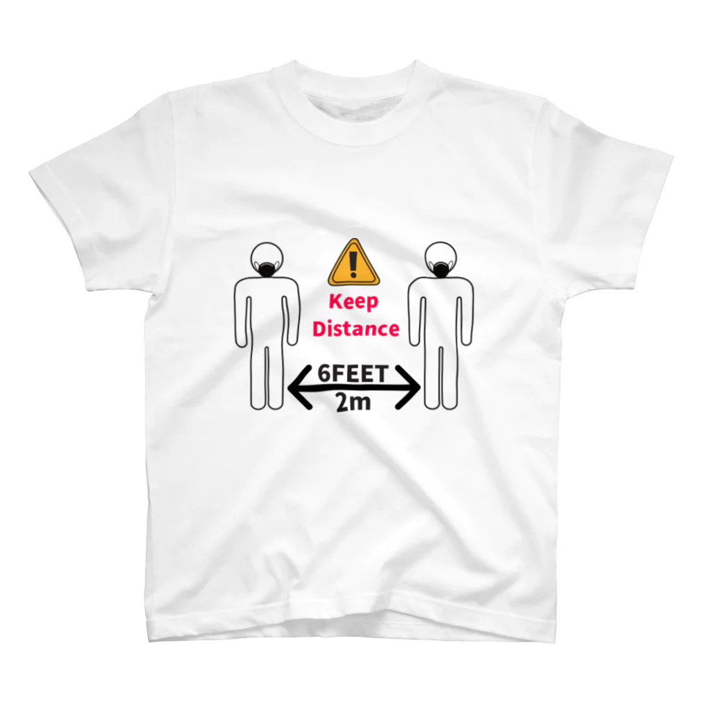 Mr.AmusingのKeep Distance Regular Fit T-Shirt