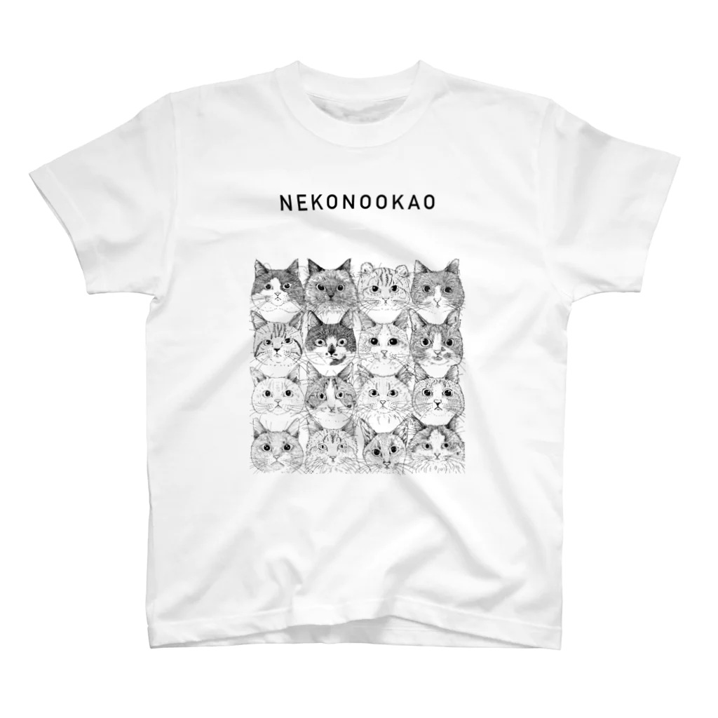 NEKO rtmentの第8回同窓会/NEKONOOKAO/16CATS スタンダードTシャツ