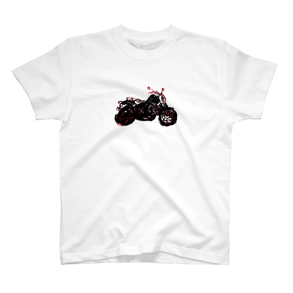 Amoliy のバイク乗り スタンダードTシャツ