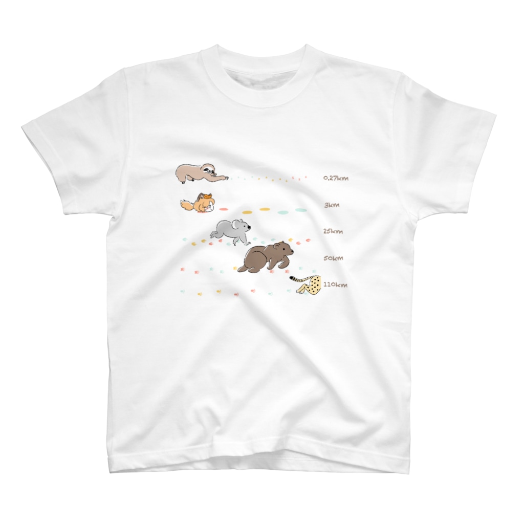 へんないきものチャンネルのきつねさんと追いかけっこ Regular Fit T-Shirt