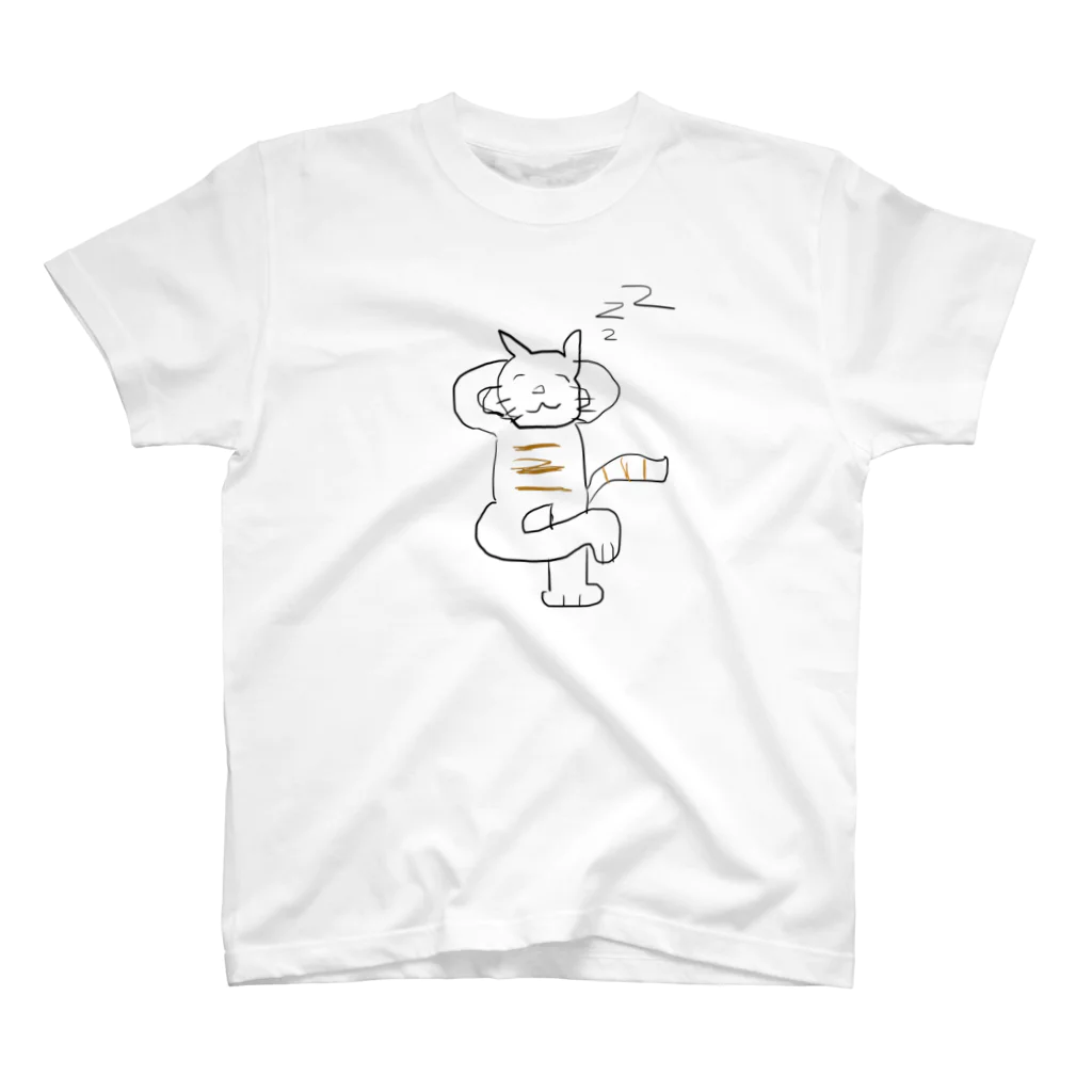 #カルペディエムのネコろぶ猫 Regular Fit T-Shirt