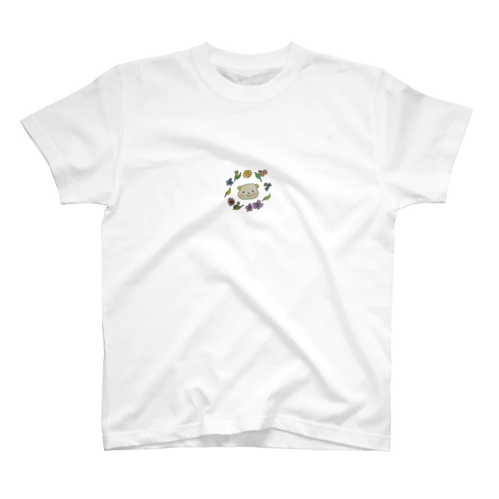 どんぐり🌈🍀のお花あふれる世界 Regular Fit T-Shirt