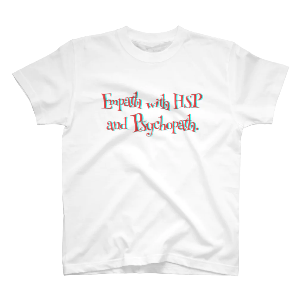 いろどり屋さんのEmpath with HSP and Psychopath. スタンダードTシャツ