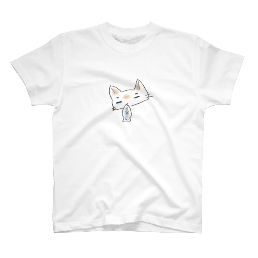 梅雨の華のねこ Regular Fit T-Shirt