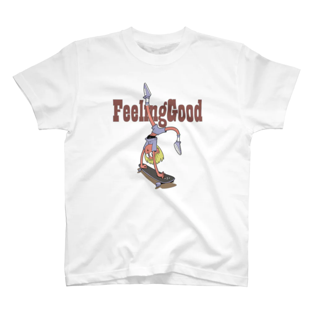 nidan-illustrationの"feeling good" スタンダードTシャツ