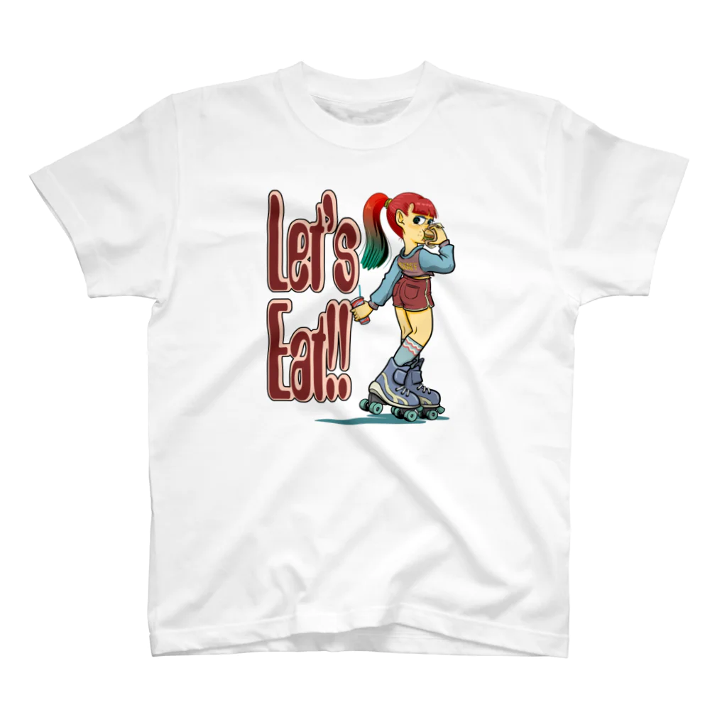 nidan-illustrationの“let's eat!!" スタンダードTシャツ