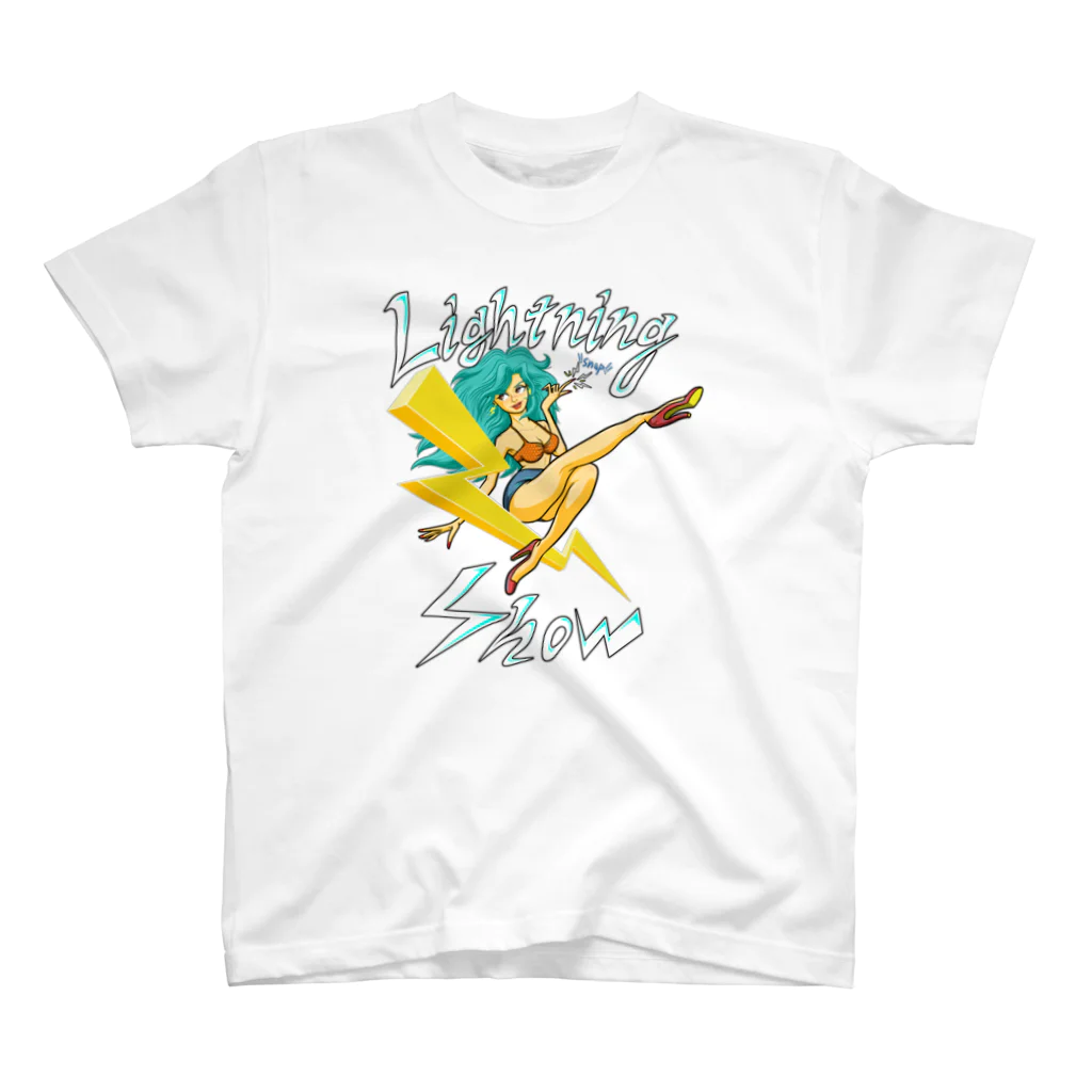 nidan-illustrationの“Lightning Show” スタンダードTシャツ