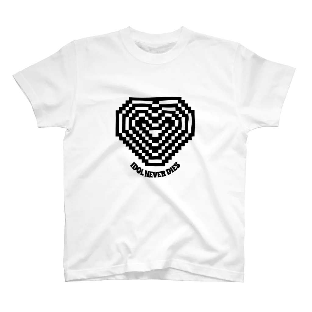 IDOL NEVER DIESのDIAMOND HEART スタンダードTシャツ