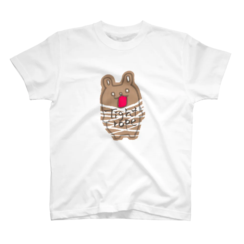 シーズーと変な絵。の縄バリクマー スタンダードTシャツ