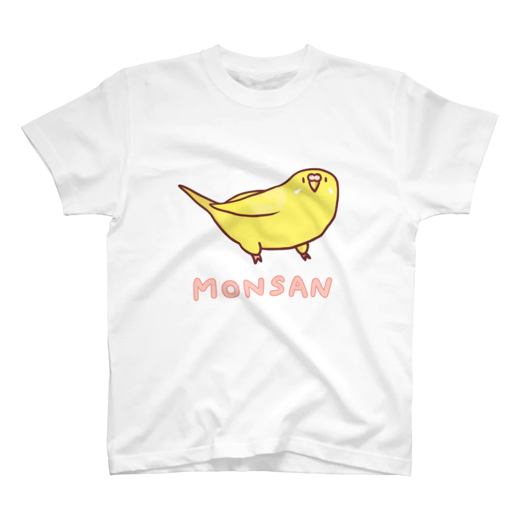 MONSAN SHOPの《MONSAN》セキセイ（ルチノー） Regular Fit T-Shirt