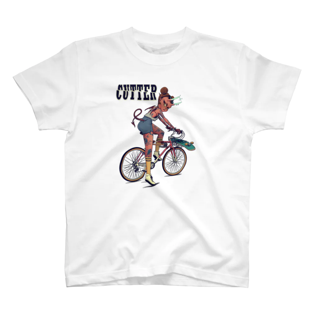 nidan-illustrationの"CUTTER" スタンダードTシャツ