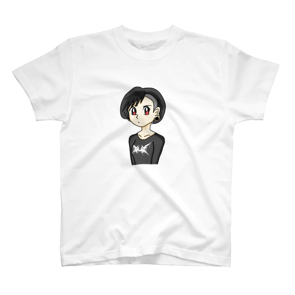 Hachijuhachiのメタルガール スタンダードTシャツ