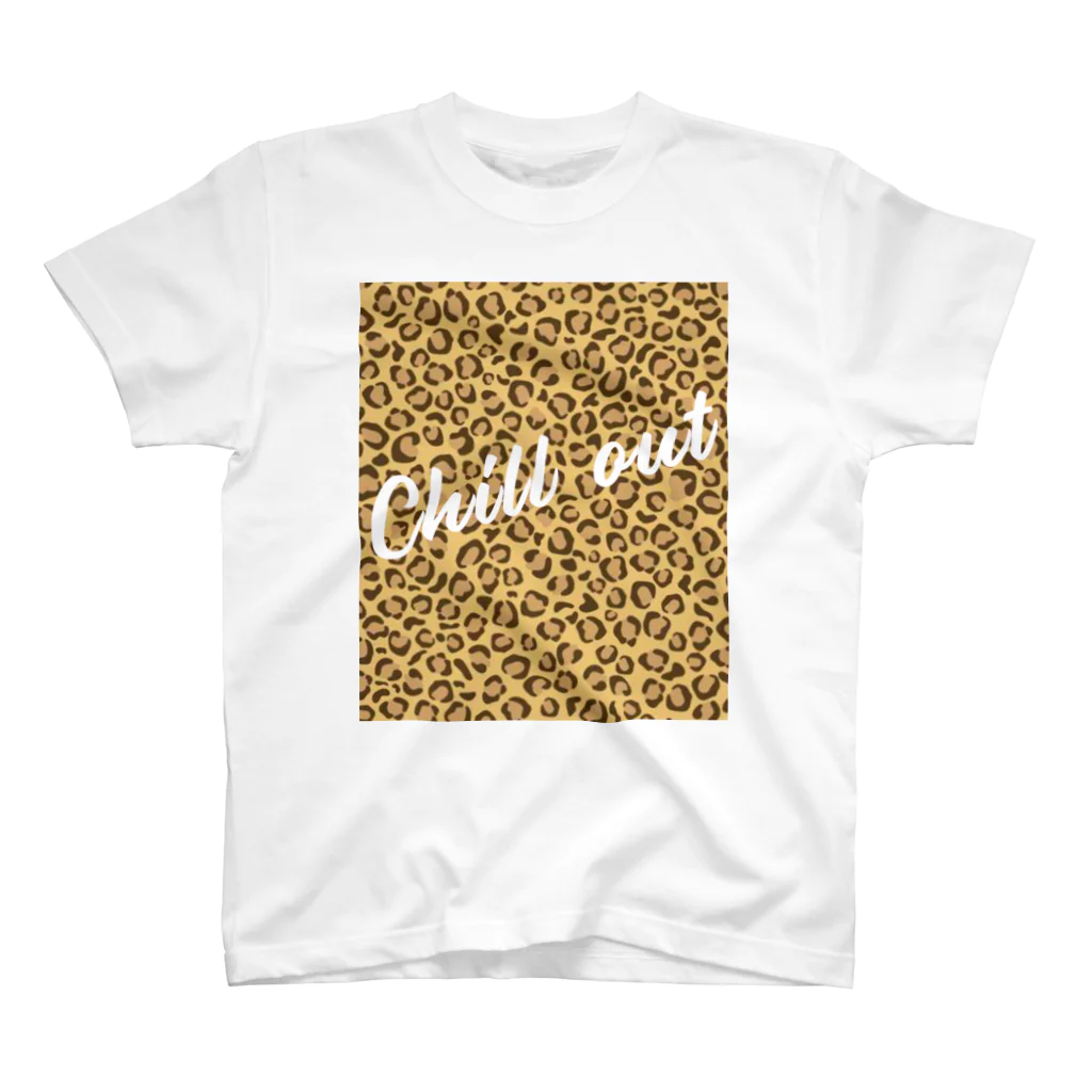 MY FITのChill out ヒョウ柄 Regular Fit T-Shirt