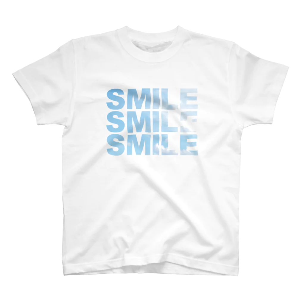 NPO法人SMILE ANIMALSオフィシャルショップの3SMILE_SKY00221 スタンダードTシャツ