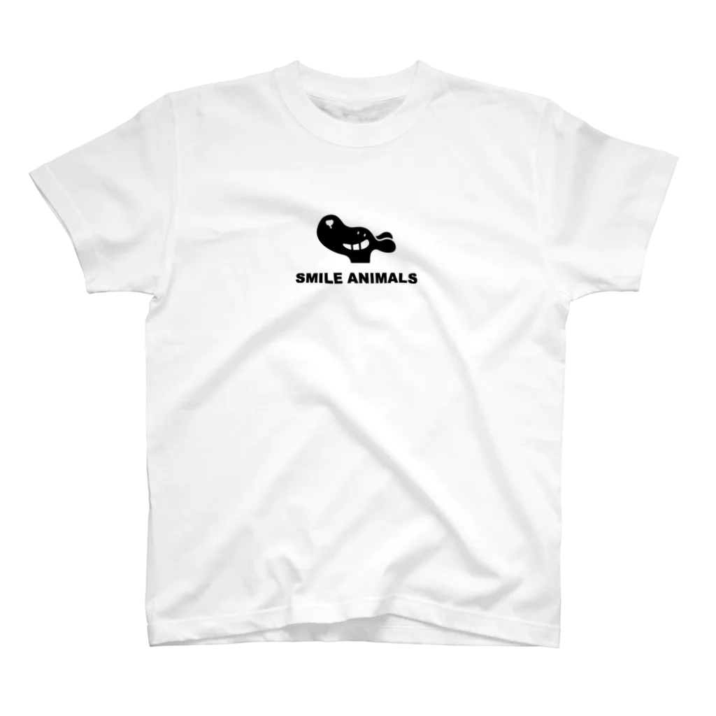 NPO法人SMILE ANIMALSオフィシャルショップのMILES君_Black00121 スタンダードTシャツ