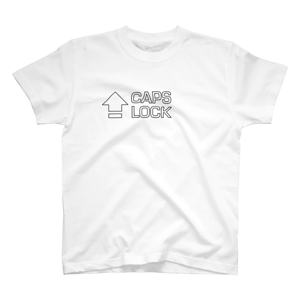 oiのCAPSLOCK スタンダードTシャツ