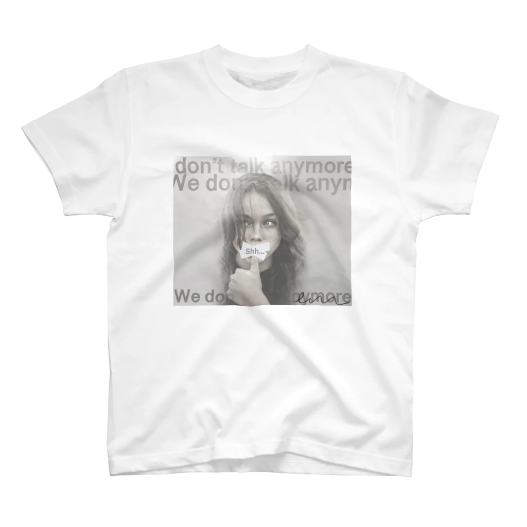 Emu createのwe don't talk anymore スタンダードTシャツ