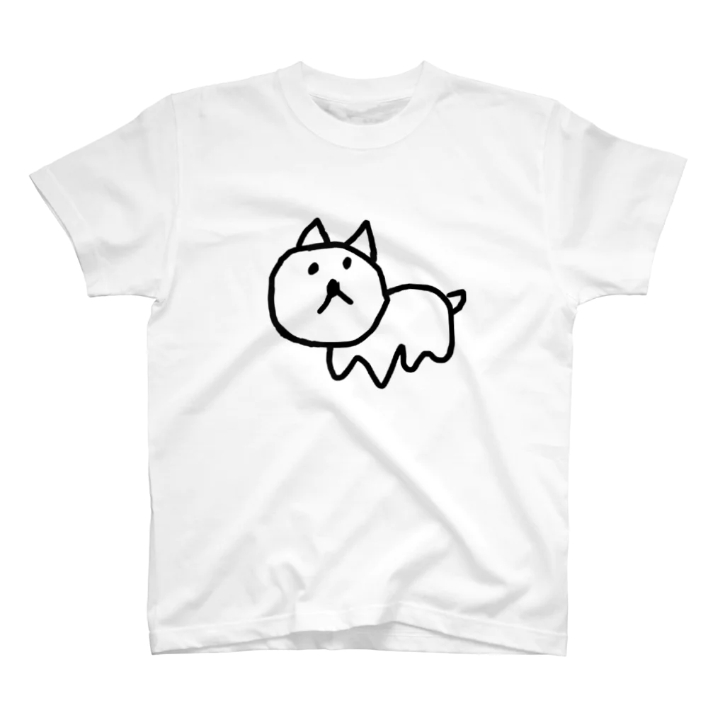 犬のアパレル屋の左手で書いた犬 Regular Fit T-Shirt