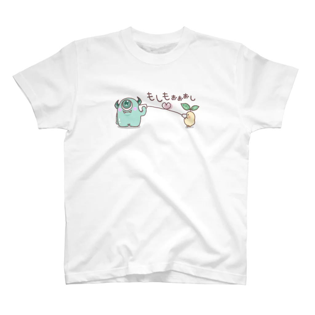 momomo_0w0_のみどりのモンスターとマンドレイク  いとでんわ スタンダードTシャツ