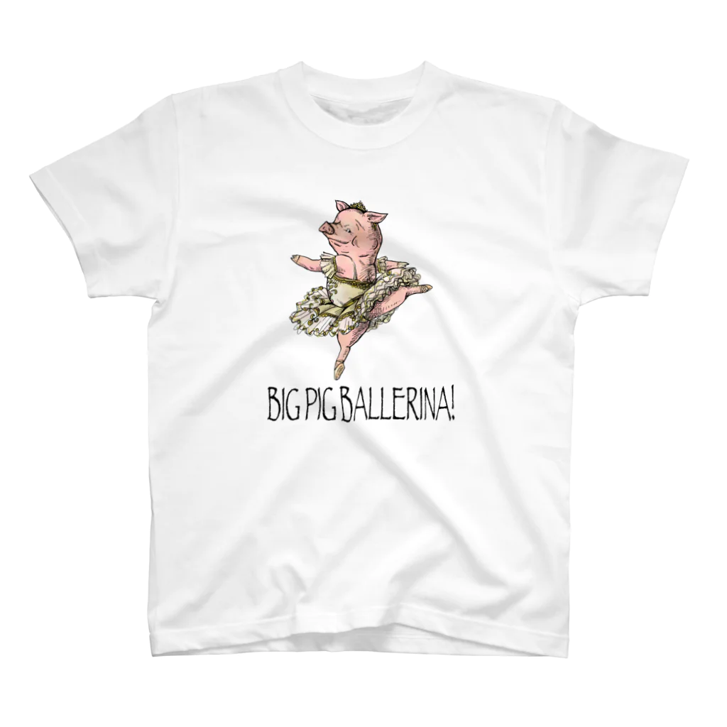 atelier✳︎miraのBIG PIG BALLERINA! Princess Aurora スタンダードTシャツ